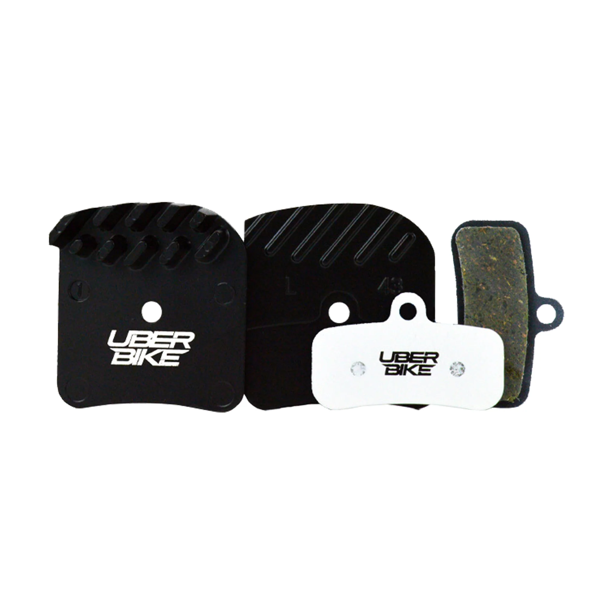 Finned Shimano M520 / M420 4 Piston Compatible Disc Brake Pads - Image 2