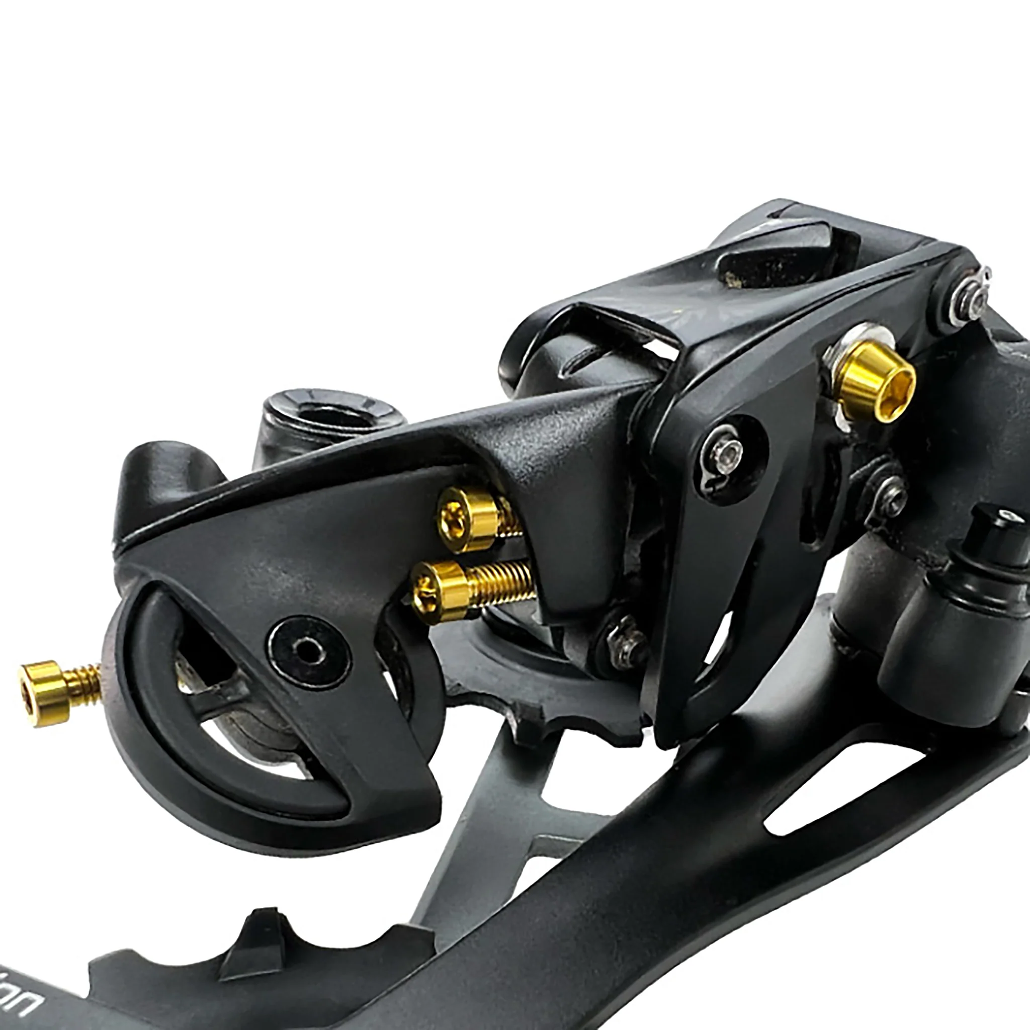 Titanium SRAM Rear Derailleur Bolt Upgrade Kit - Limit Screws / B-Screw - Cable Clamp Bolt - Anodised Colours - Image 3