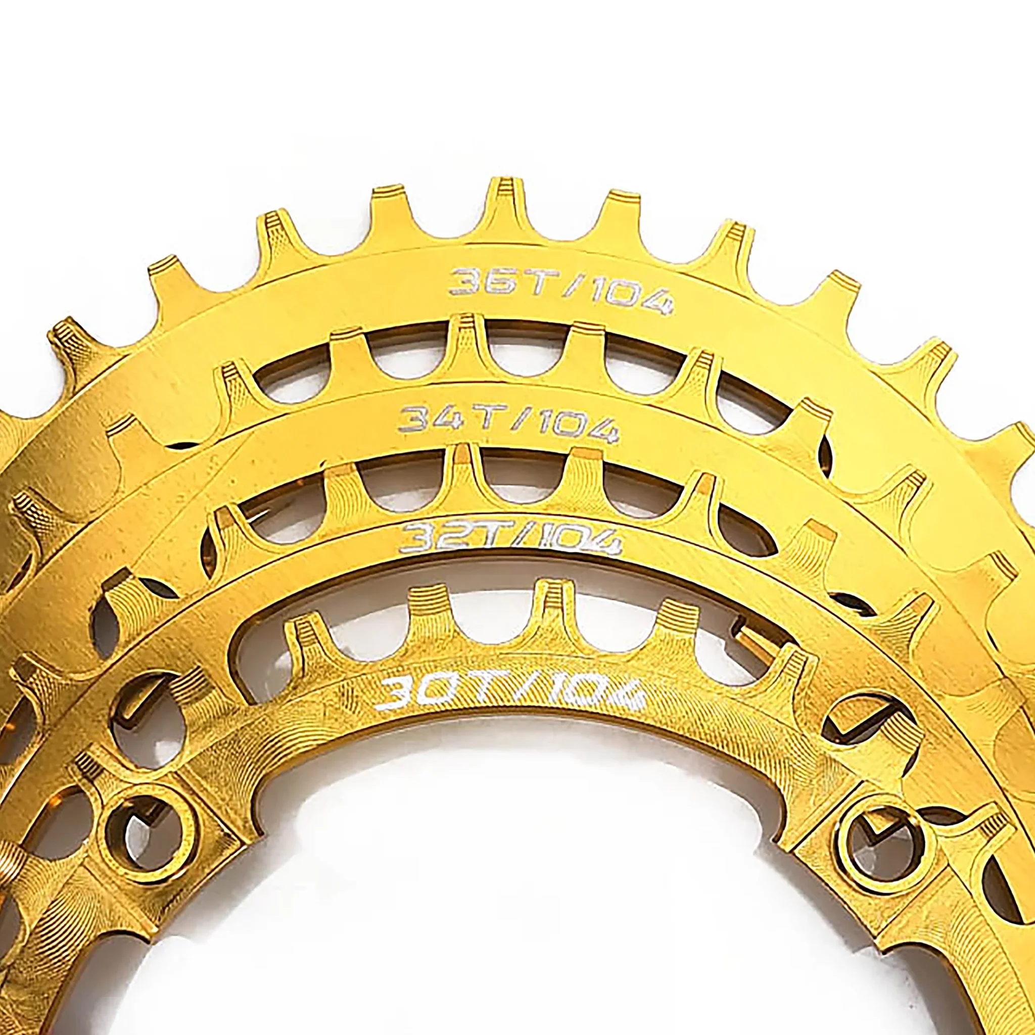 Uberbike 104mm BCD Narrow Wide Single Chainring - 30/32/34/36T options - Image 2