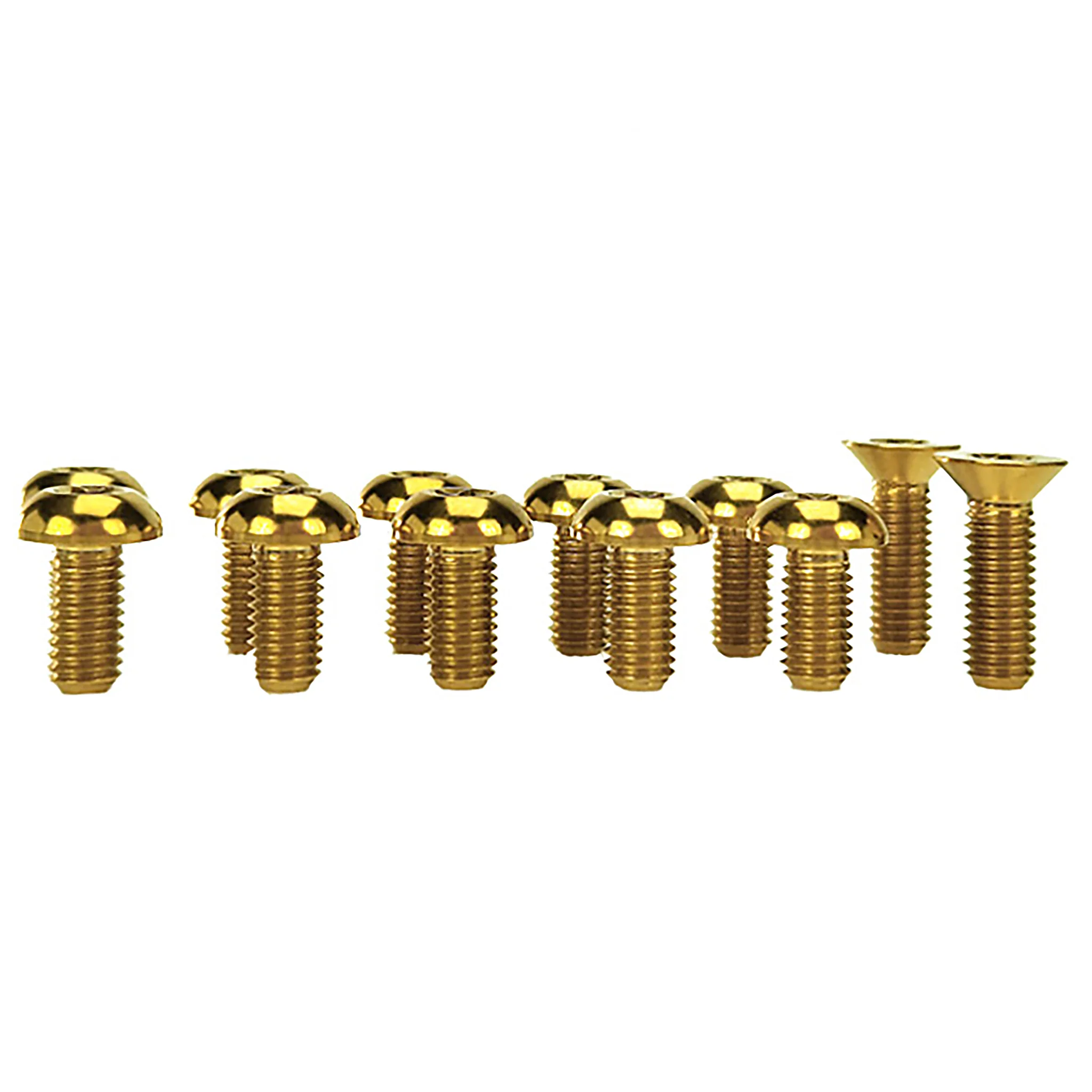 12 Piece Titanium Rotor Bolt Upgrade Kit for Specialized Levo / Kenevo Using Speed Sensor Magnet - Anodised Colours