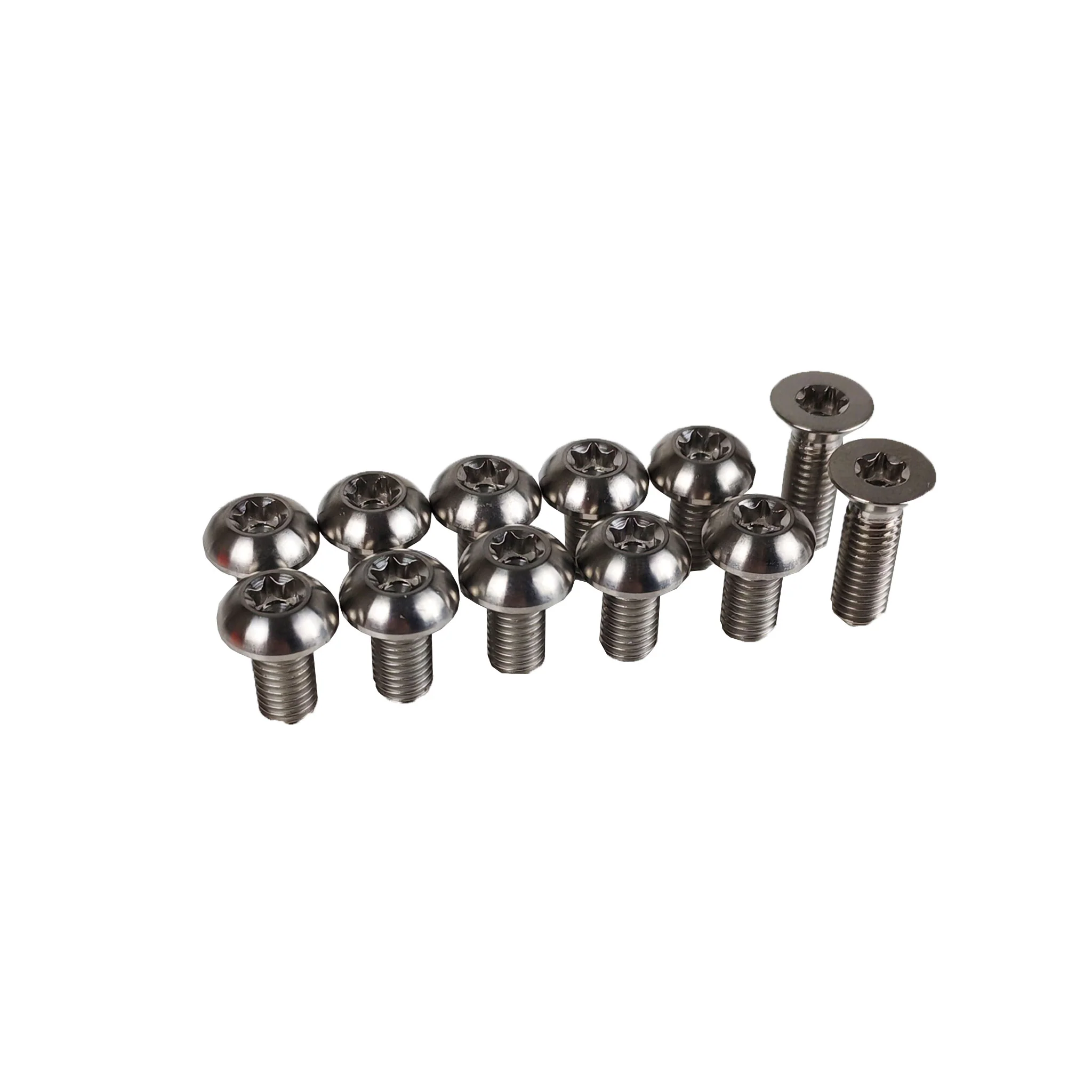 12 Piece Titanium Rotor Bolt Upgrade Kit for Specialized Levo / Kenevo Using Speed Sensor Magnet - Anodised Colours - Image 3
