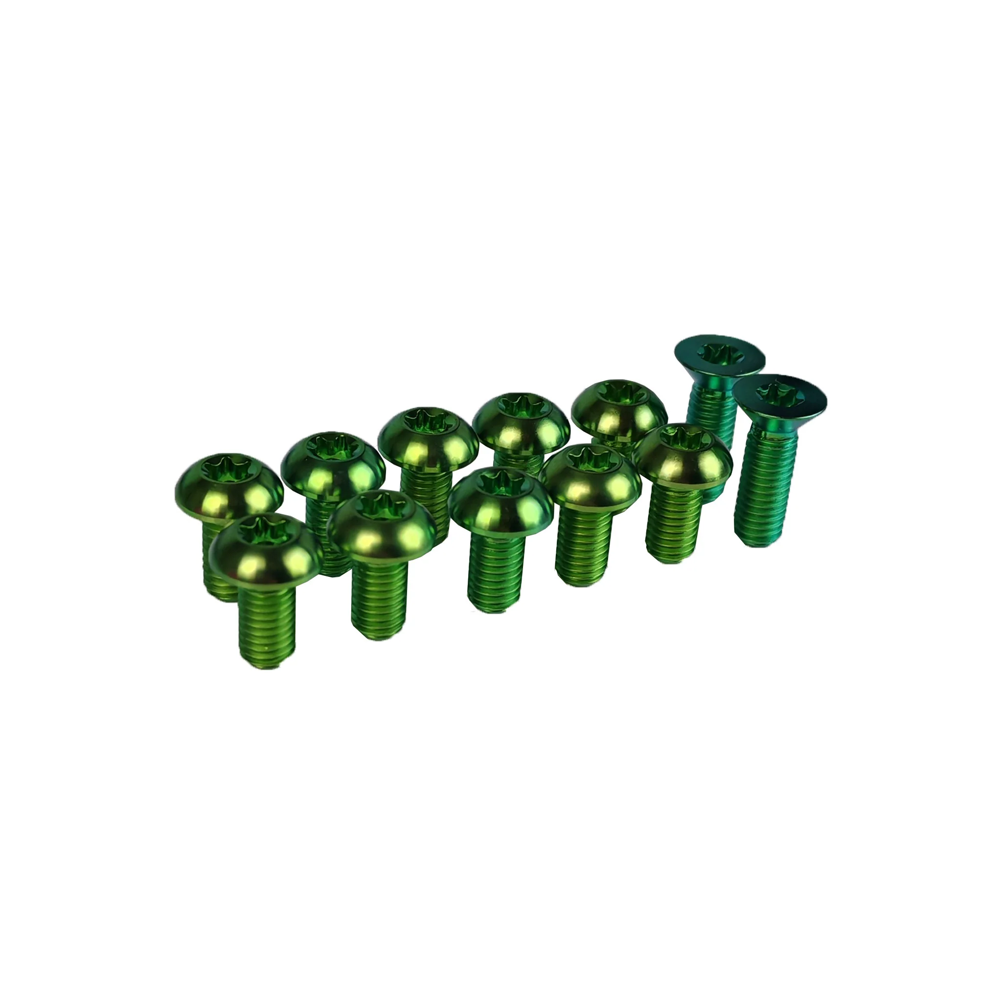 12 Piece Titanium Rotor Bolt Upgrade Kit for Specialized Levo / Kenevo Using Speed Sensor Magnet - Anodised Colours - Image 5
