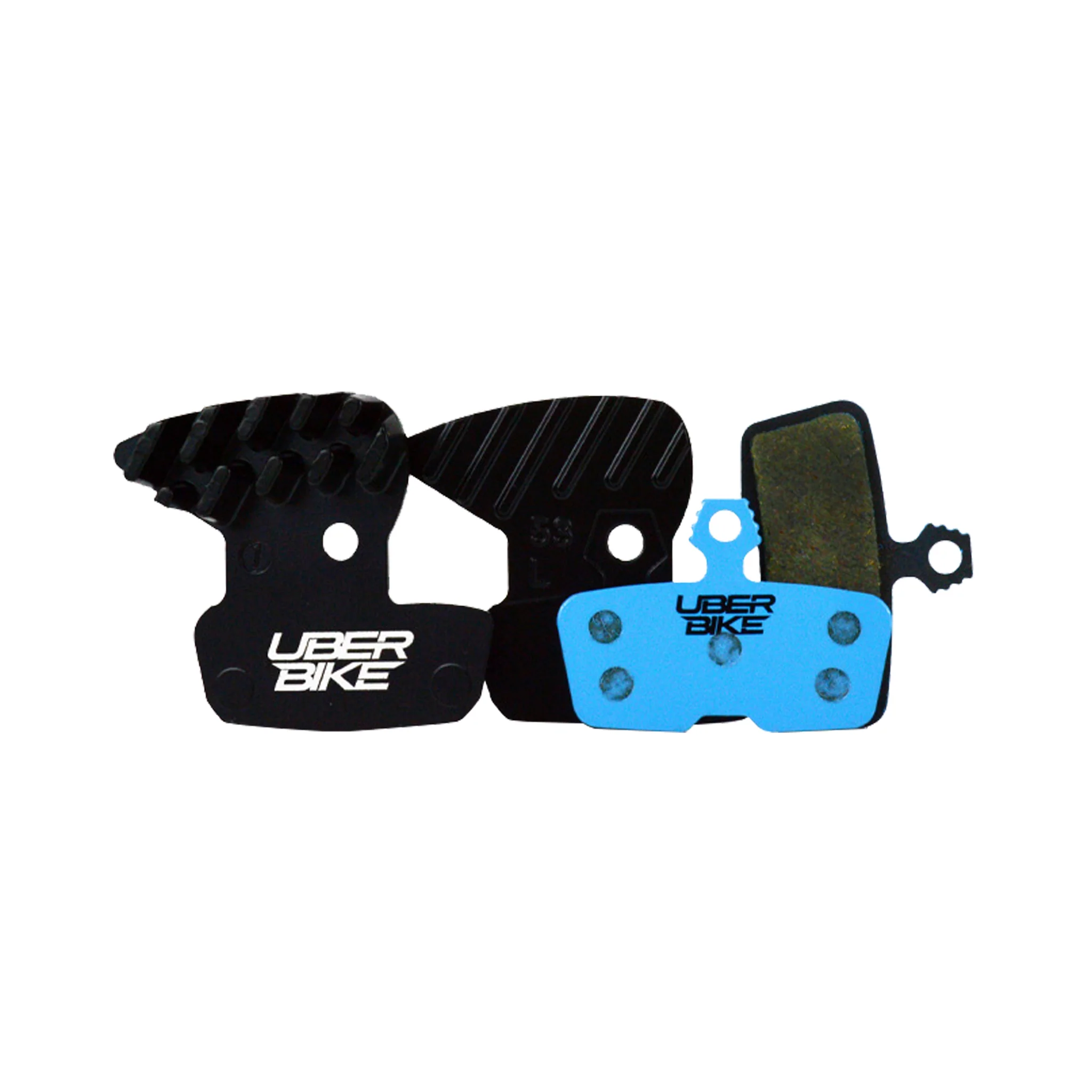 Finned SRAM Code Stealth Bronze / Ultimate / Silver Disc Brake pads | Uberbike - Image 2
