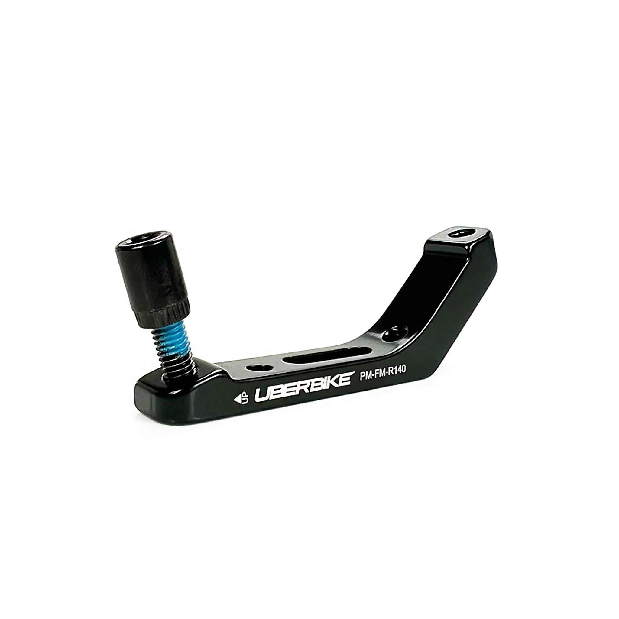 Uberbike Flatmount to Post Caliper Disc Brake Adapter - 140mm Rear