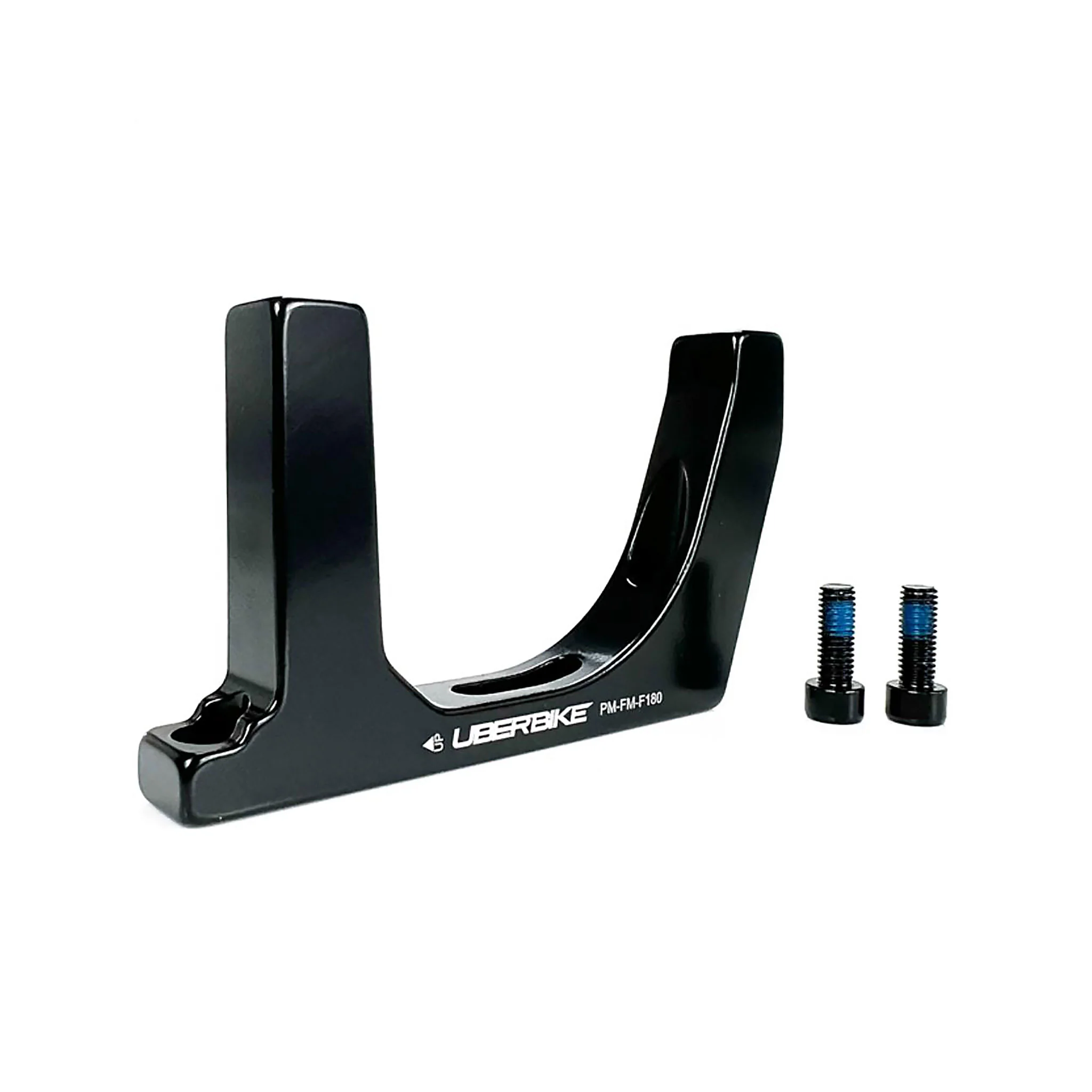 Uberbike Flatmount to Post Caliper Disc Brake Adapter - +40mm 180mm Front