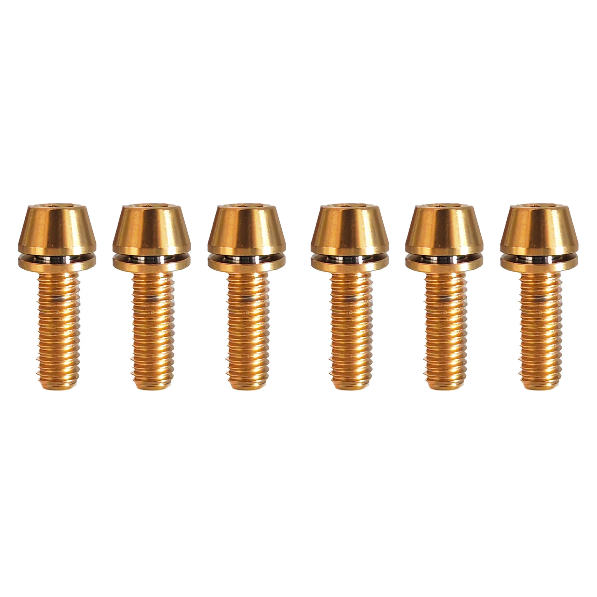 Uberbike M5x15mm Titanium Stem Bolt Upgrade Kit - Anodised Colours - Image 3