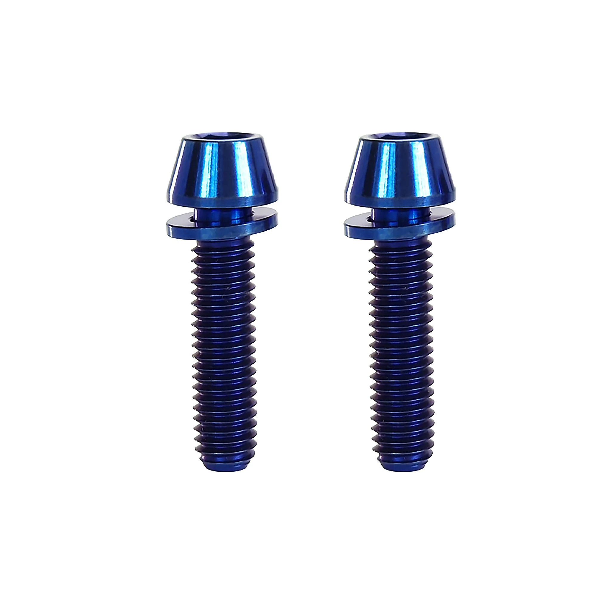 Uberbike M5x20 Taper Head Bolt w/washer - Anodised Colours - Image 2