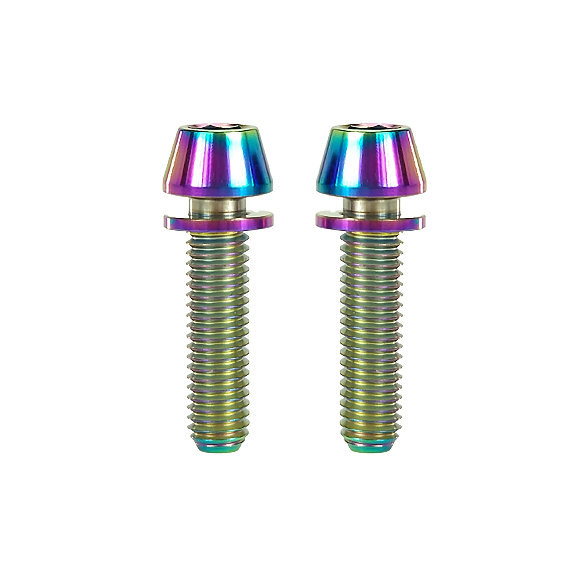 Uberbike M5x20 Taper Head Bolt w/washer - Anodised Colours - Image 5