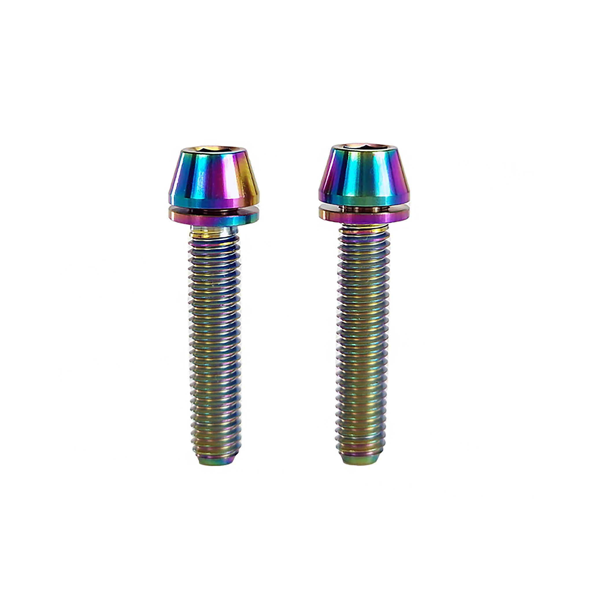 Uberbike M5x25 Taper Head Bolt w/washer - Anodised Colours - Image 5