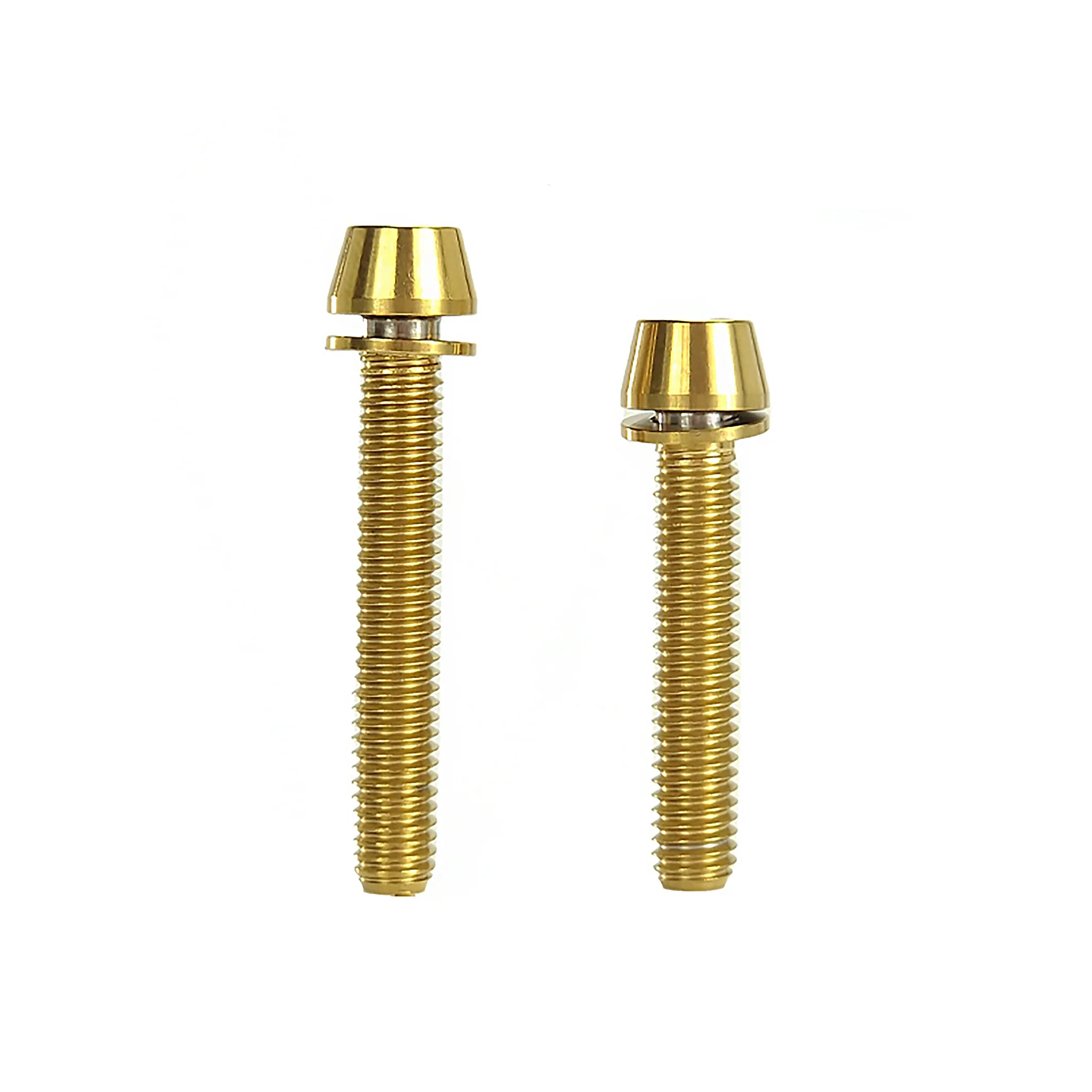 PM6/ 180 and PM7/ 203 Disc Brake Adapter Titanium Mount Bolts - Anodised Colours - Image 3