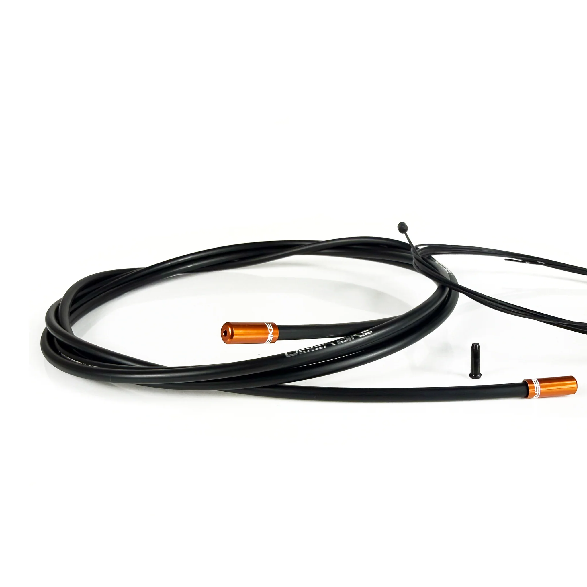 Road Bike Gear Cable Kit - Black with Sealed Ferrules - Image 4