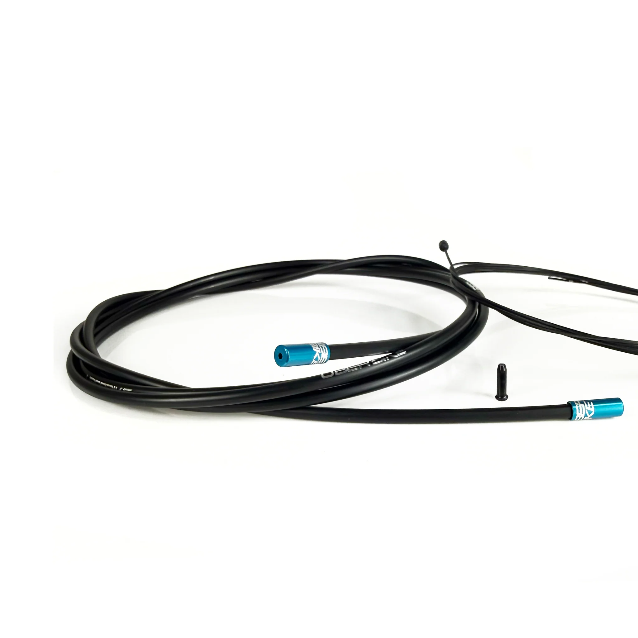 Road Bike Gear Cable Kit - Black with Sealed Ferrules - Image 6