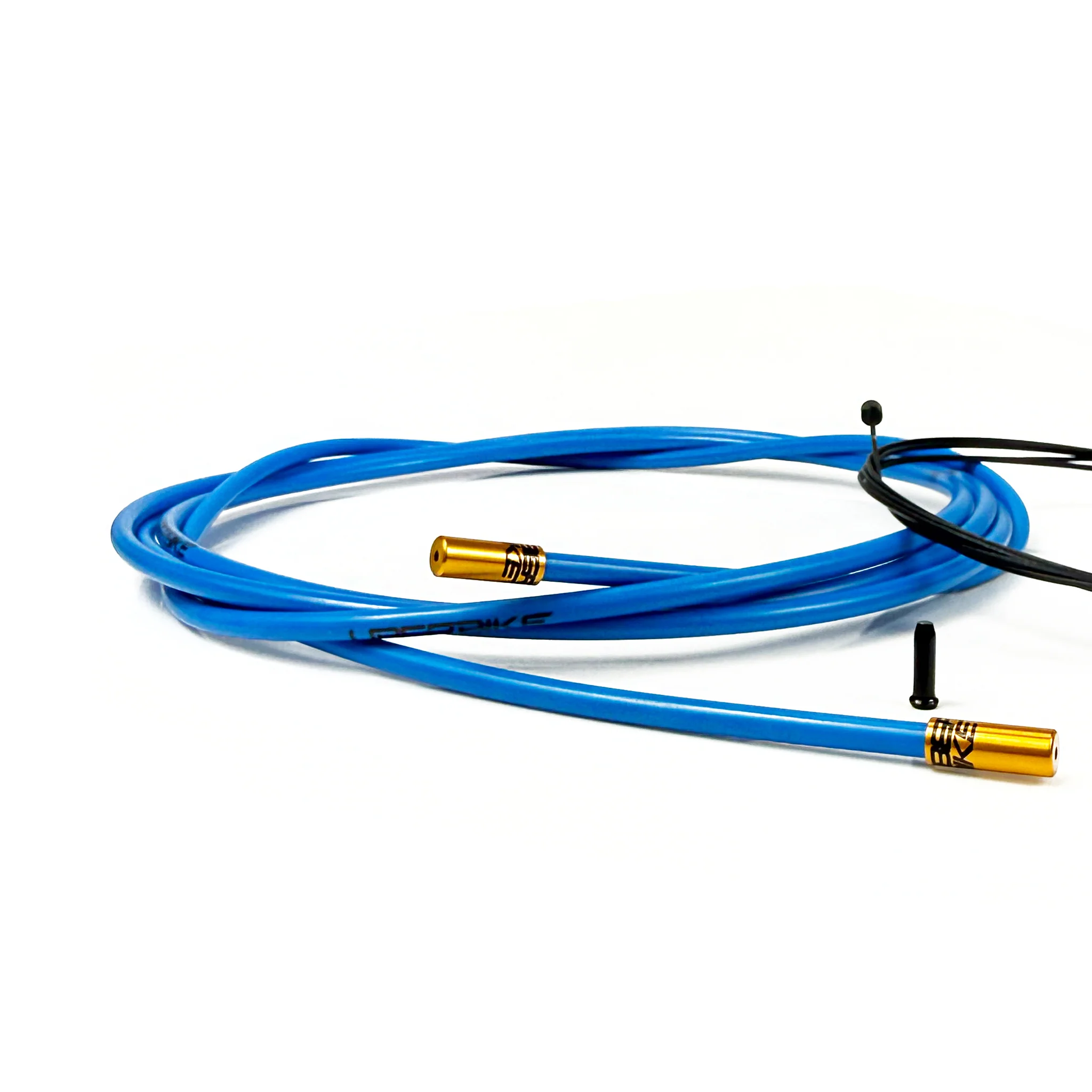 Road Bike Gear Cable Kit - Blue with Sealed Ferrules - Image 4