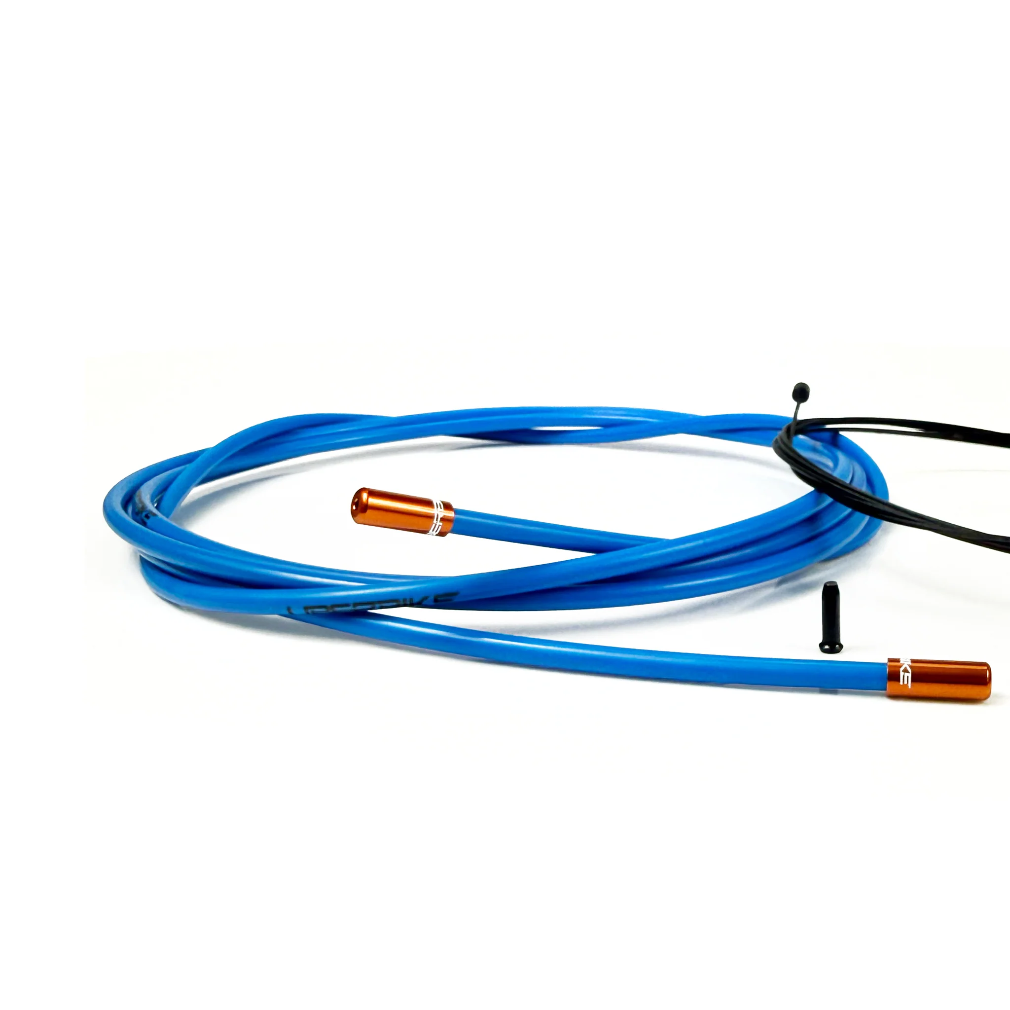 Road Bike Gear Cable Kit - Blue with Sealed Ferrules - Image 7