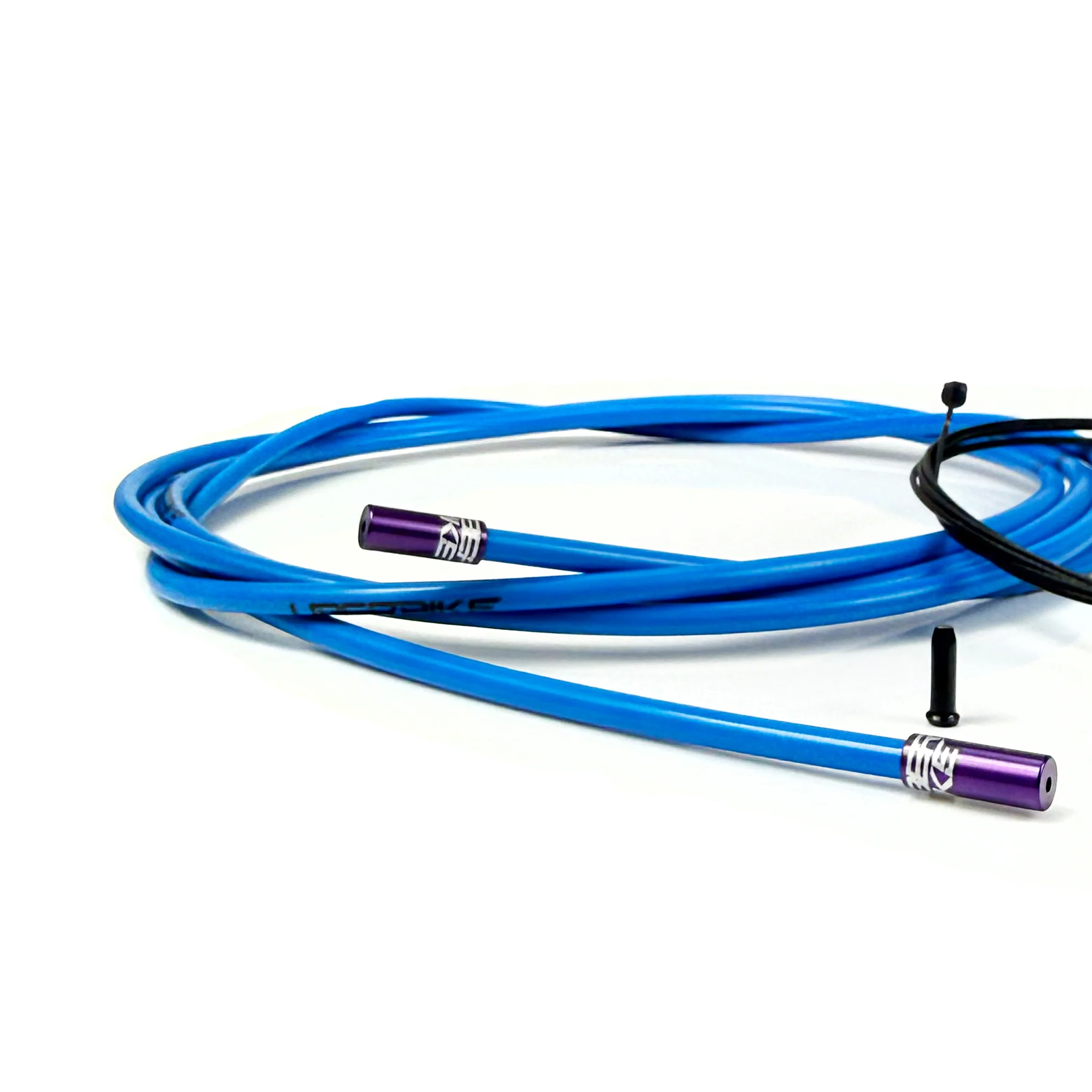 Road Bike Gear Cable Kit - Blue with Sealed Ferrules - Image 8
