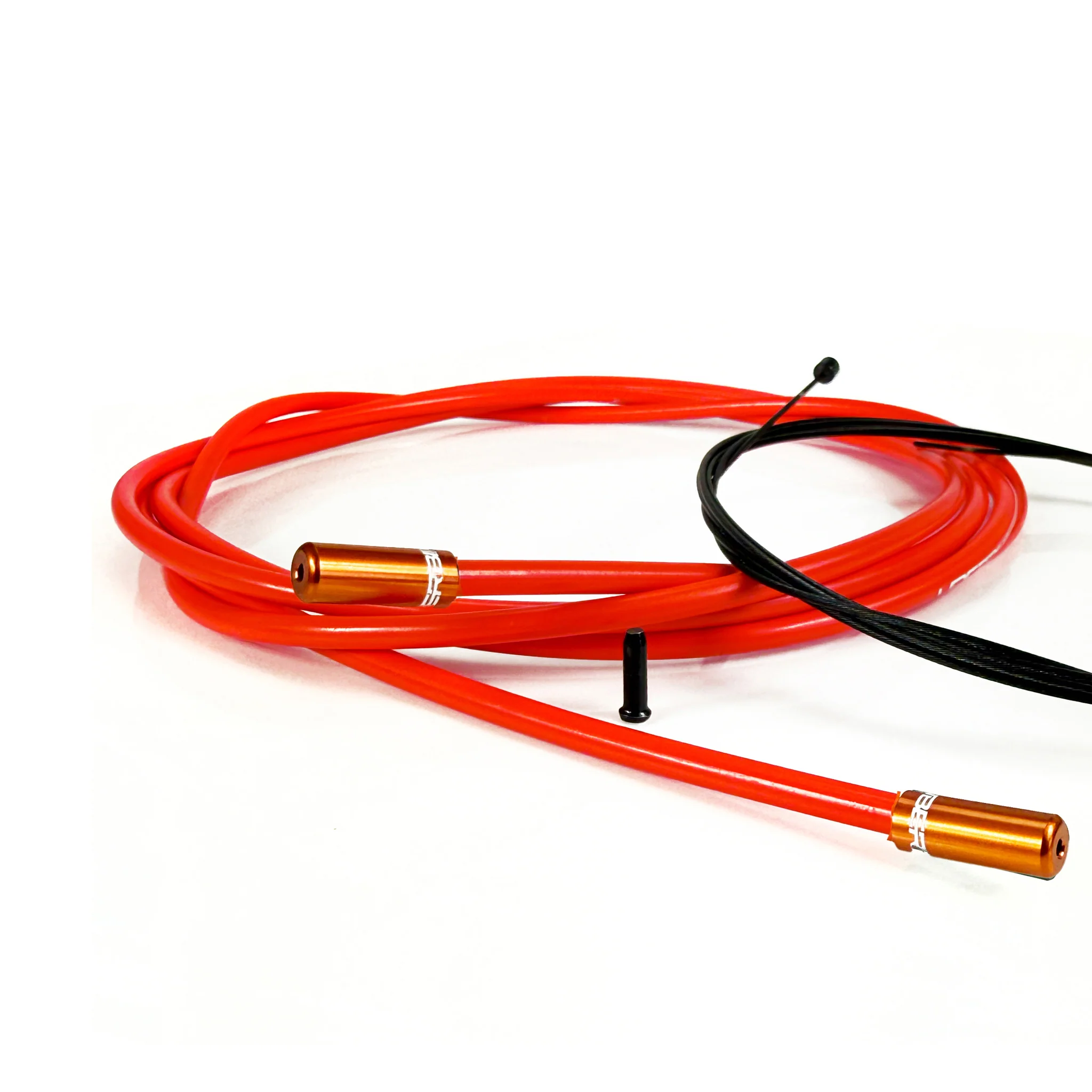 Road Bike Gear Cable Kit - Red with Sealed Ferrules - Image 10