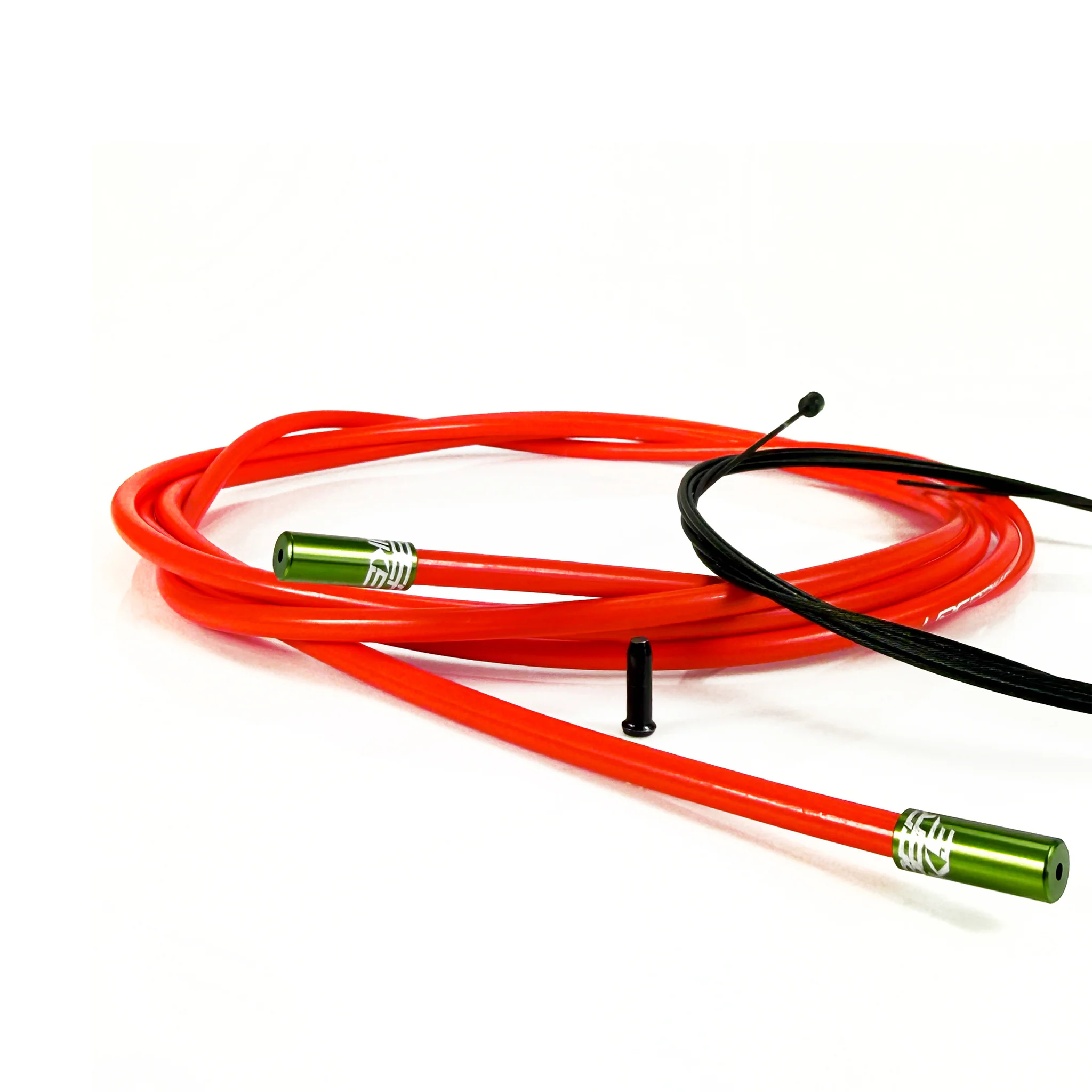 Road Bike Gear Cable Kit - Red with Sealed Ferrules - Image 7