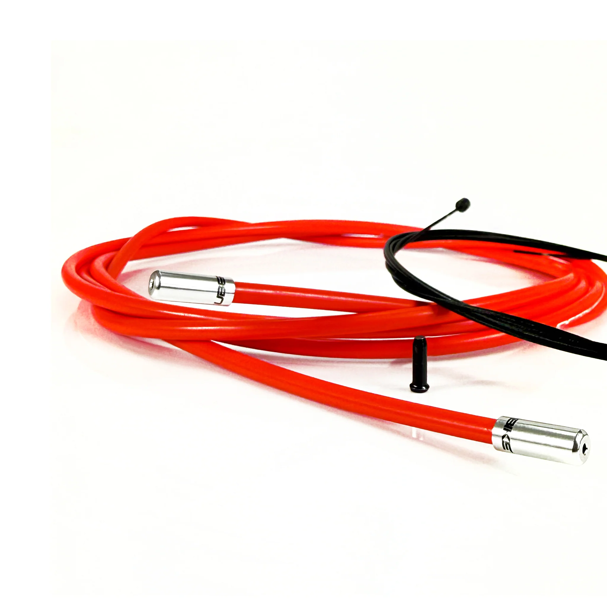 Road Bike Gear Cable Kit - Red with Sealed Ferrules - Image 9