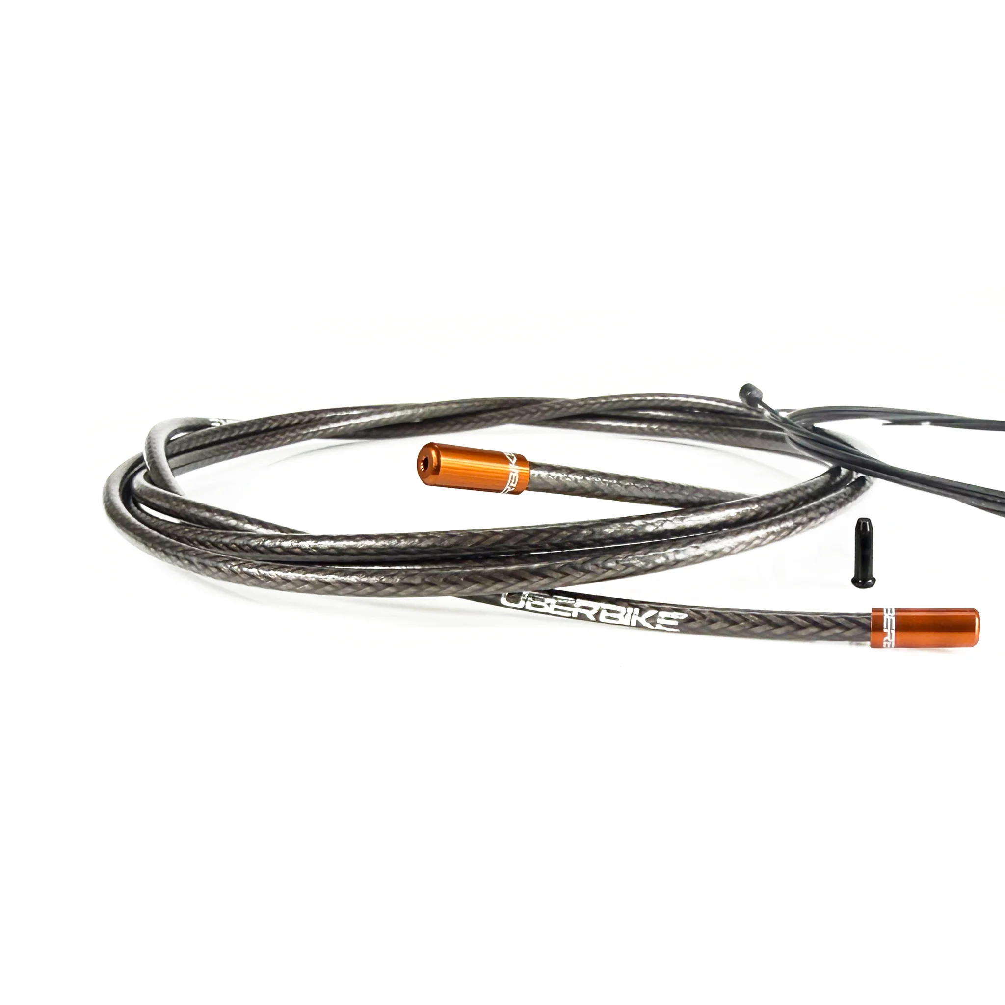 Road Bike Gear Cable Kit - Smoke Braid with Sealed Ferrules - Image 7