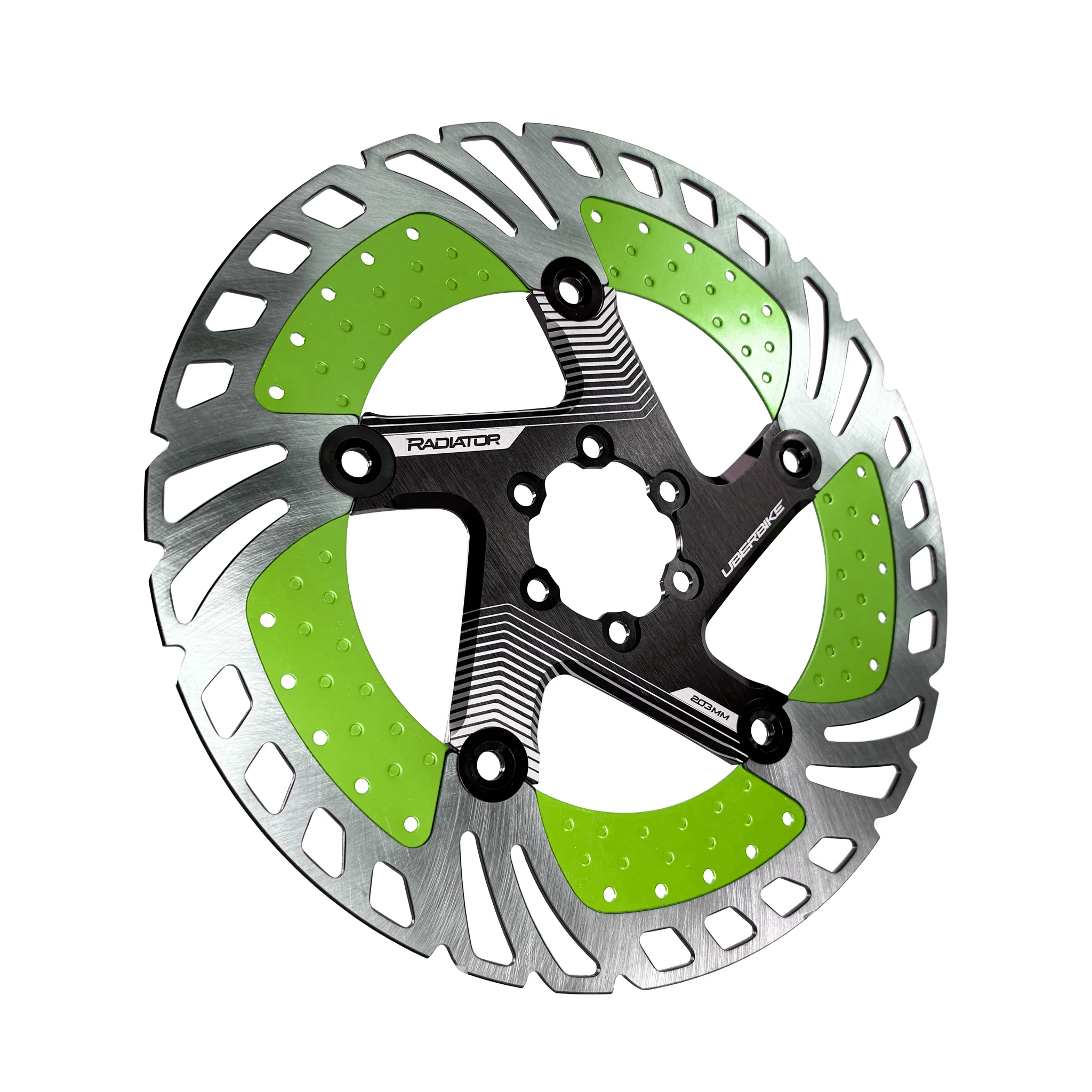 Radiator Floating Disc Brake Rotor with Heat Dissipation Alloy Fins - Colour Options - Image 11