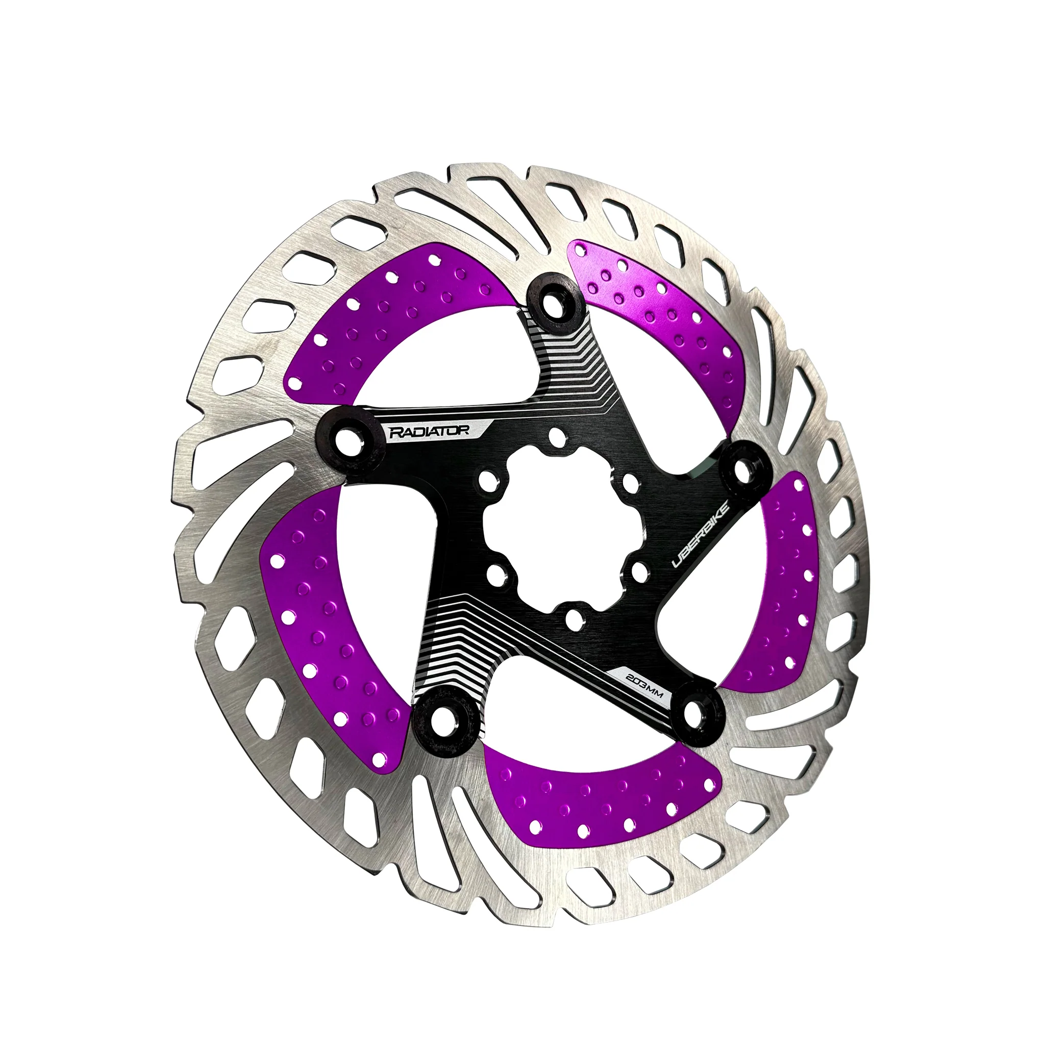 Radiator Floating Disc Brake Rotor with Heat Dissipation Alloy Fins - Colour Options - Image 12