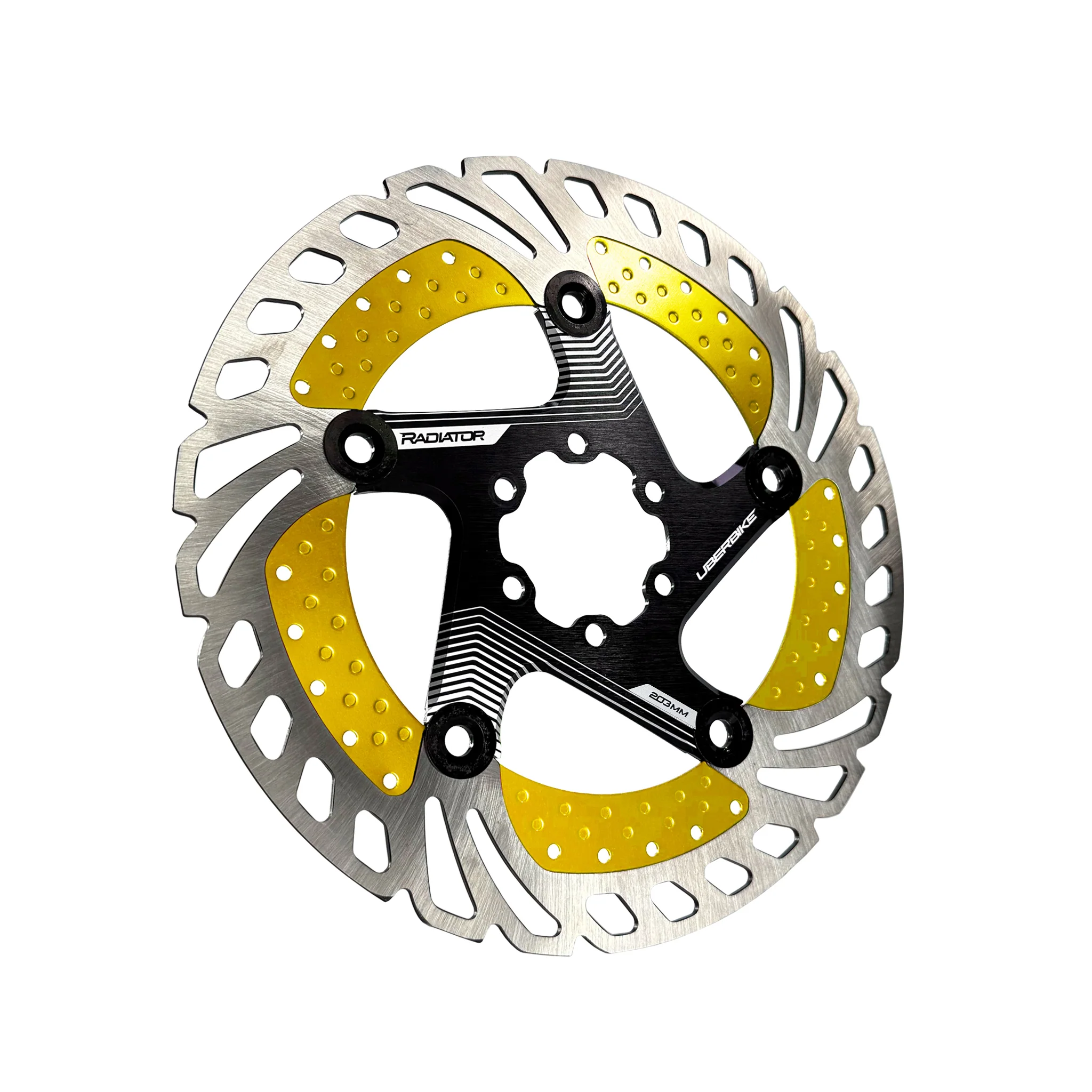 Radiator Floating Disc Brake Rotor with Heat Dissipation Alloy Fins - Colour Options - Image 13