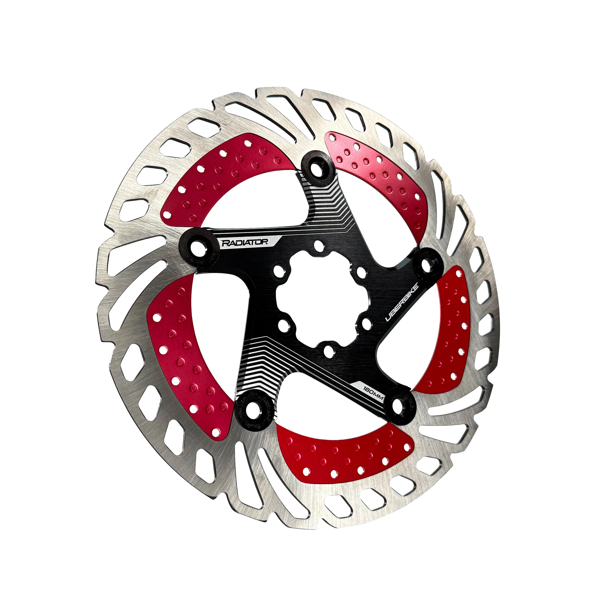 Radiator Floating Disc Brake Rotor with Heat Dissipation Alloy Fins - Colour Options - Image 7