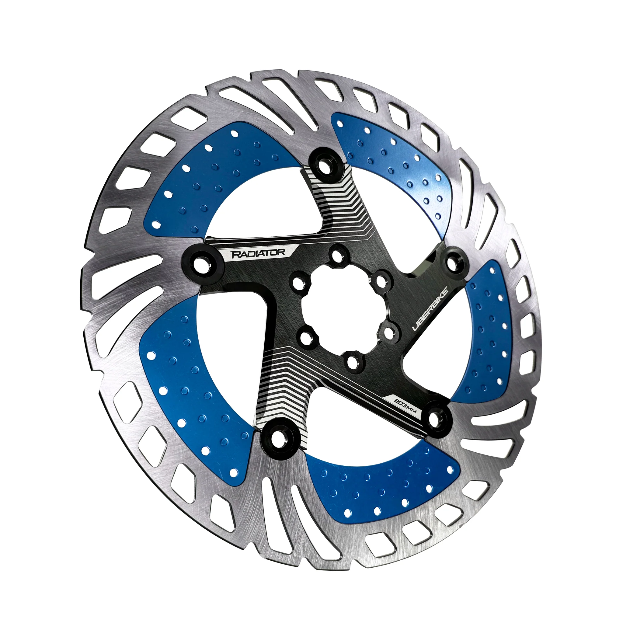 Radiator Floating Disc Brake Rotor with Heat Dissipation Alloy Fins - Colour Options - Image 8