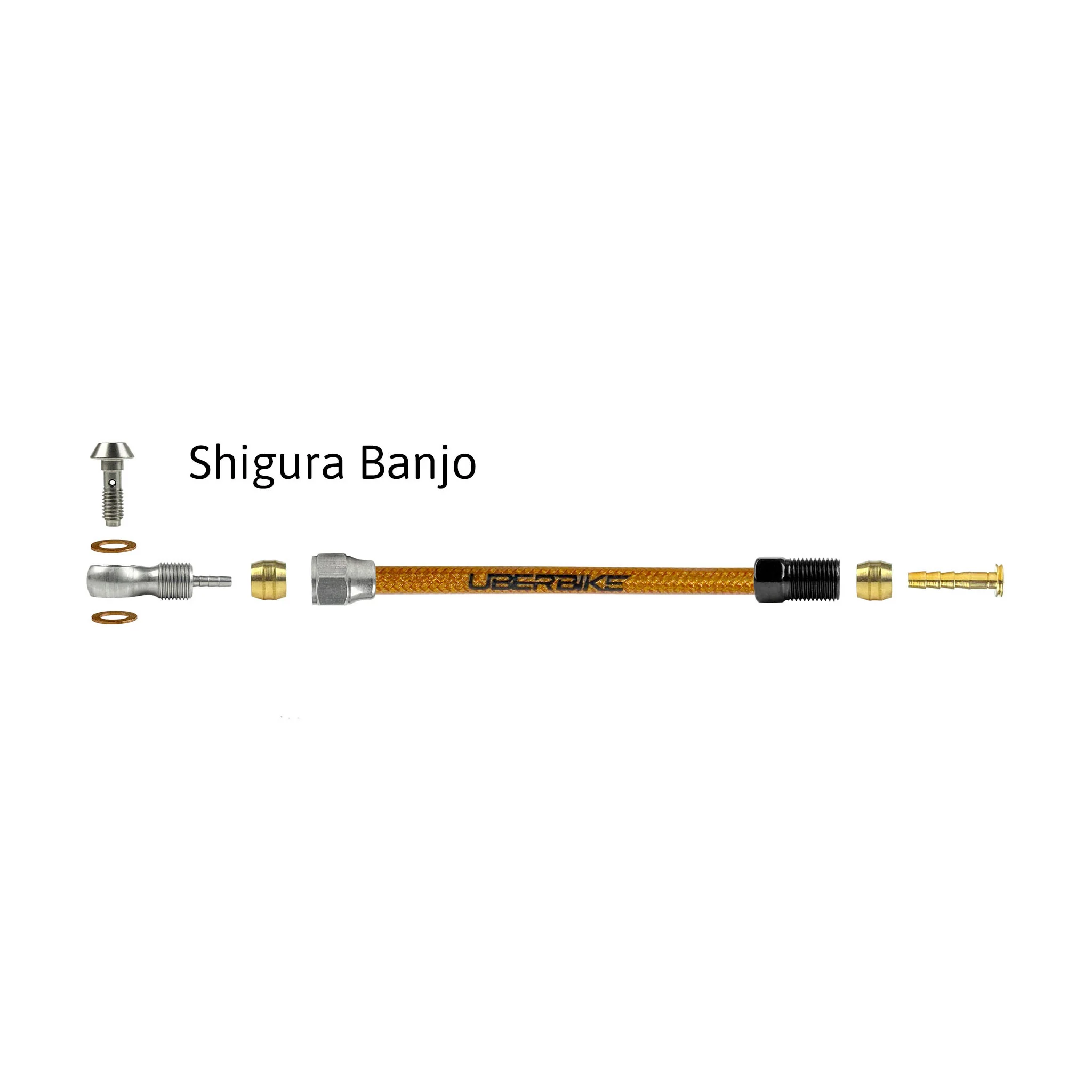 Shigura Compatible Hydraulic Kevlar Braid Brake Hose Kit - Image 6