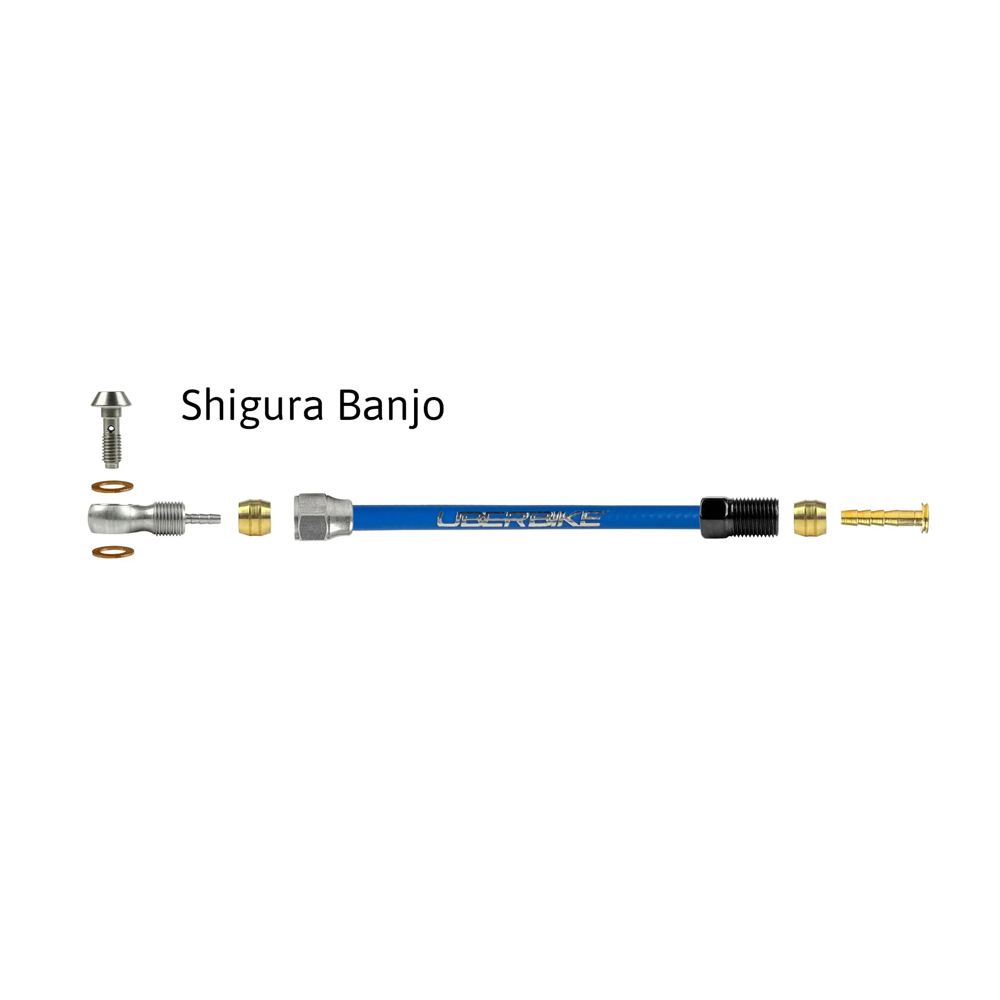 Shigura Compatible Hydraulic Kevlar Brake Hose Kit - Image 7