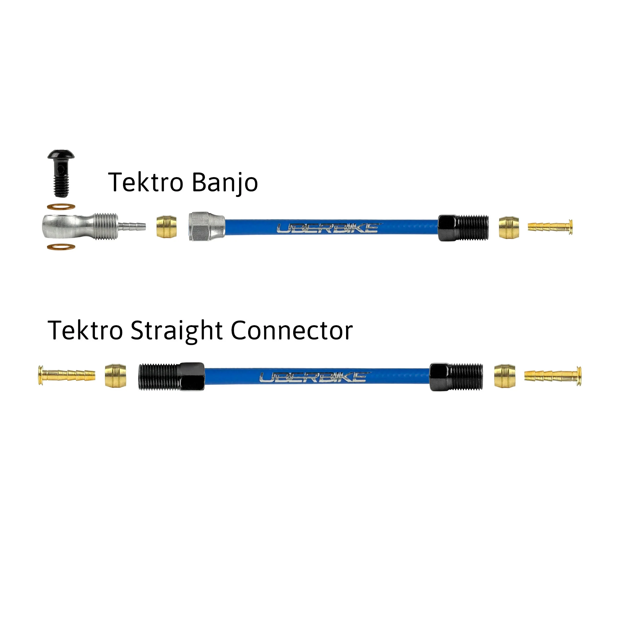 Tektro Compatible Hydraulic Kevlar Bike Brake Hose Kit - Image 6