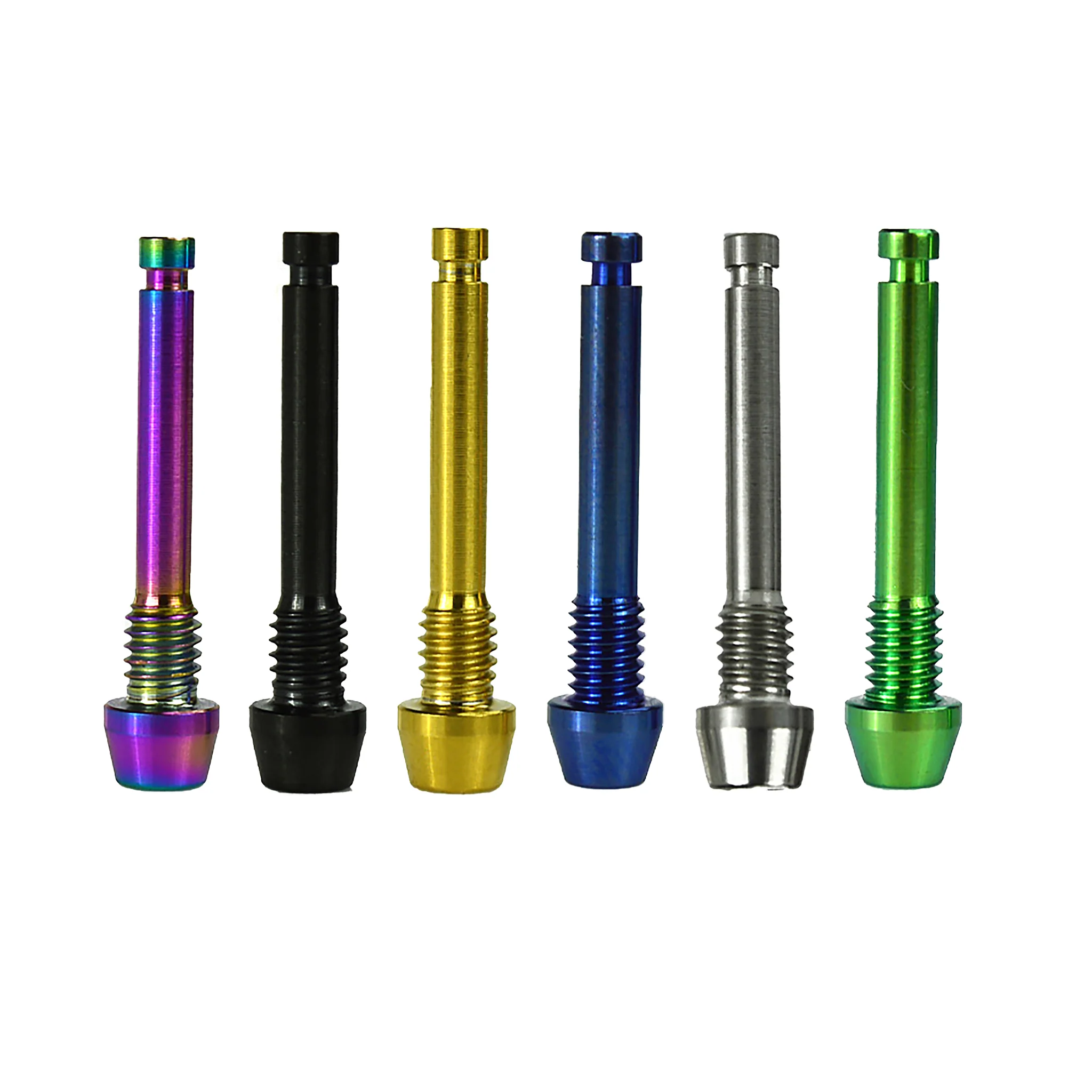 SRAM / Avid Compatible Titanium Pad Retaining Pin Kit - Anodised Colours