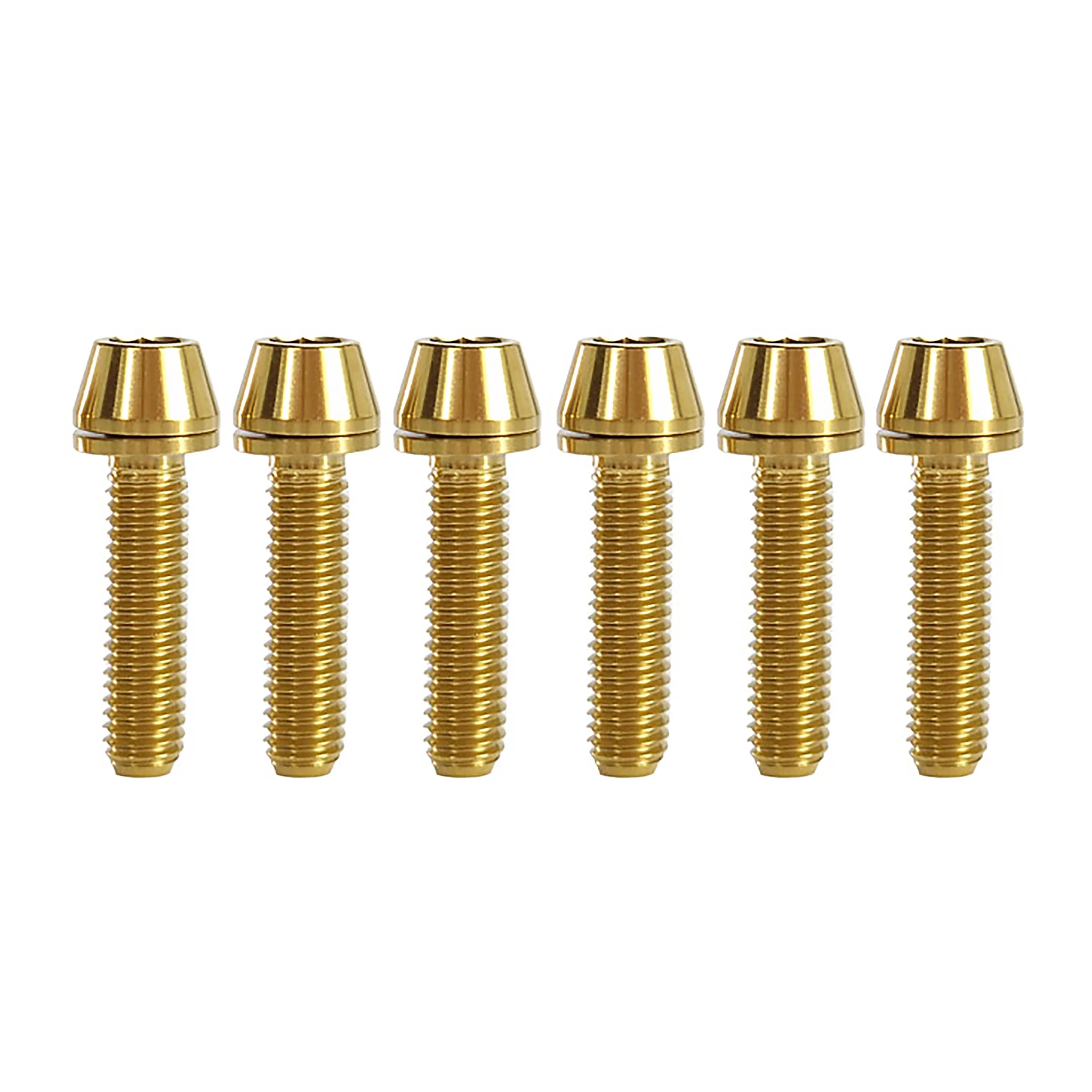 Uberbike Thomson Elite X4 Titanium Stem Bolt Upgrade Kit - M5x20mm - Anodised Colours - Image 3