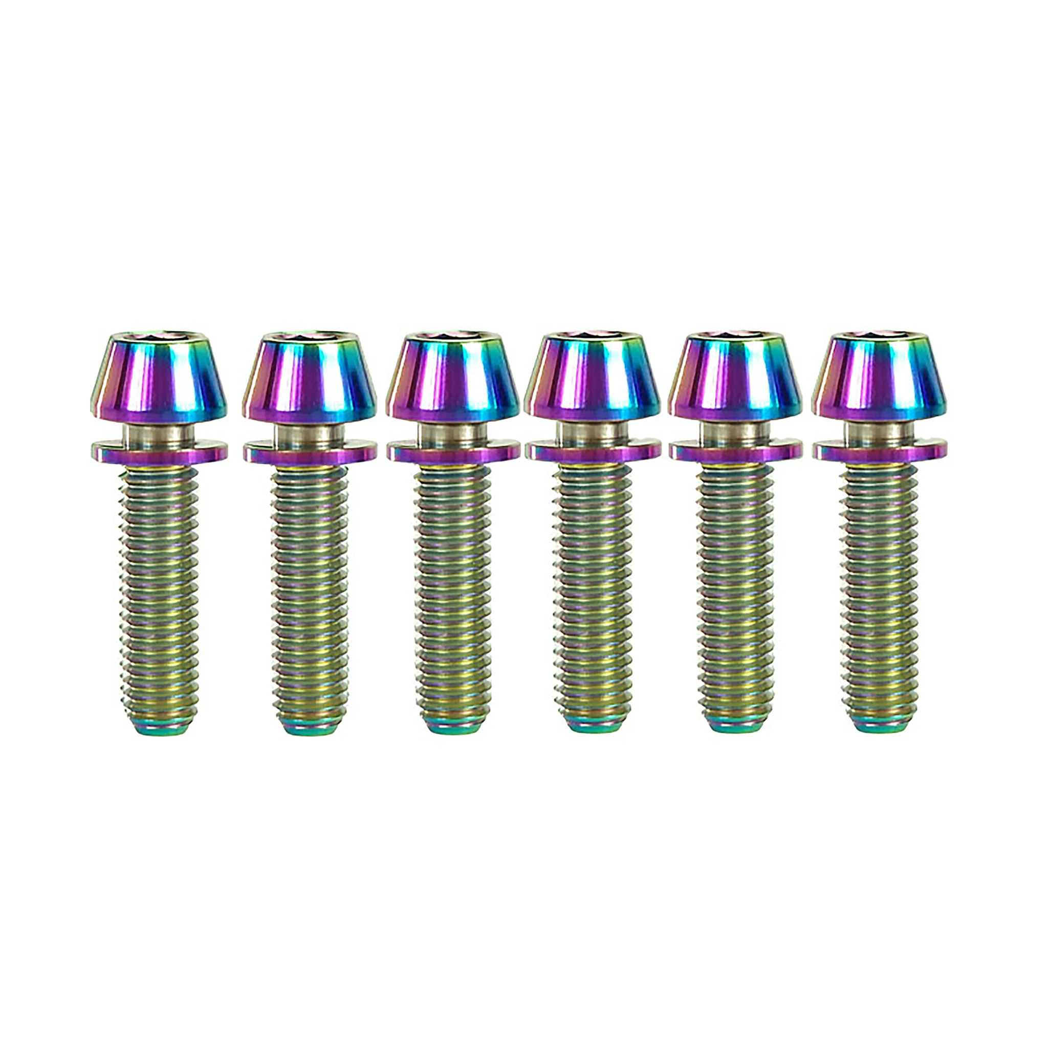 Uberbike Thomson Elite X4 Titanium Stem Bolt Upgrade Kit - M5x20mm - Anodised Colours - Image 5