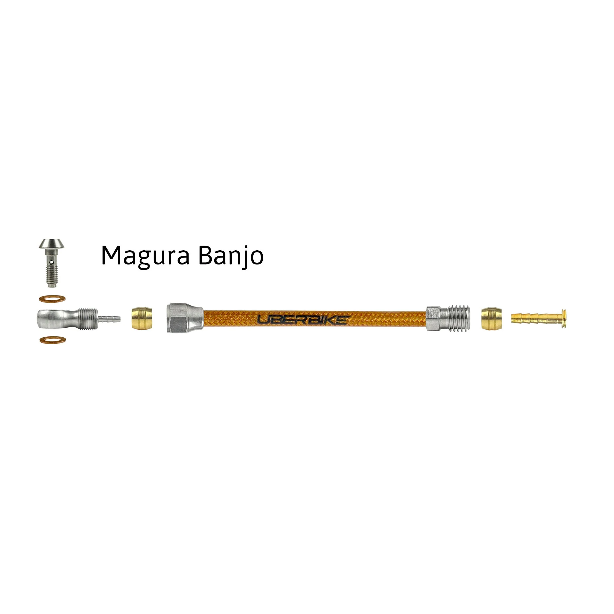 Magura Compatible Hydraulic Kevlar Braid Brake Hose Kit - Image 6